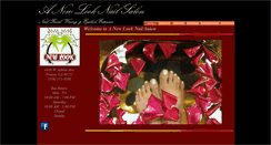 Desktop Screenshot of anewlooknailsalon.com
